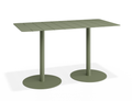 Roku Rectangle Cafe Table - Eucalyptus Green