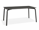 Roku Dining Table 160cm - Basalt Ceramic Charcoal