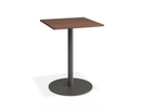 Roku Spotted Gum Cafe Table - Charcoal