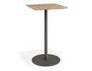 Roku High Bar Teak Table - Charcoal