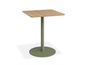 Roku Cafe Teak Table - Eucalyptus Green