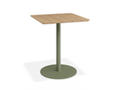 Roku Cafe Teak Table - Eucalyptus Green