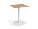 Roku Cafe Teak Table - White