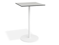 Roku Solara Bar Table - White Base / Tivoli Ceppo