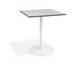 Roku Solara Cafe Table - White Base / Tivoli Ceppo