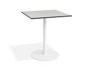 Roku Solara Cafe Table - White Base / Tivoli Ceppo