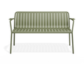 Roku Garden Bench 125cm - Eucalyptus Green