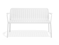Roku Garden Bench 125cm - White