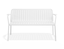 Roku Garden Bench 125cm - White