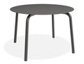 Roku Round Dining Table 120cm - Charcoal