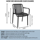 Tuscan Café Chair — Black