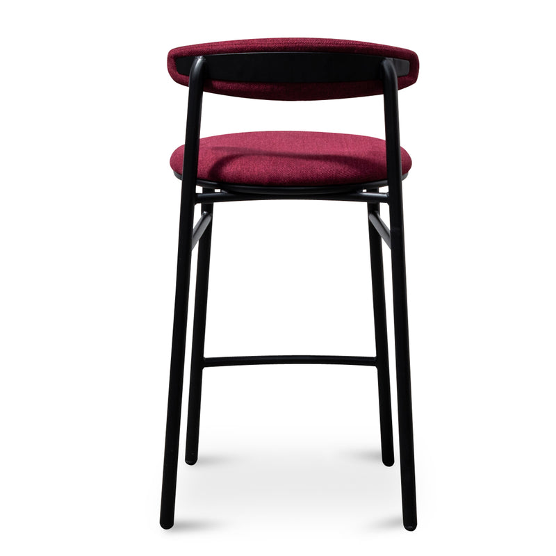 Burgundy Kitchen Stool