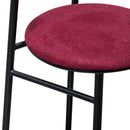 Burgundy Kitchen Stool