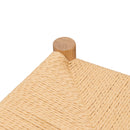 Woven Oak Counter Stool