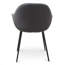 Black & Velvet Dining Chair