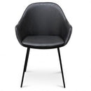 Black & Velvet Dining Chair
