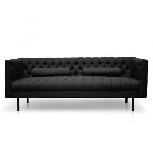 Black 3 Seater Sofa