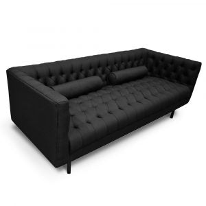 Black 3 Seater Sofa