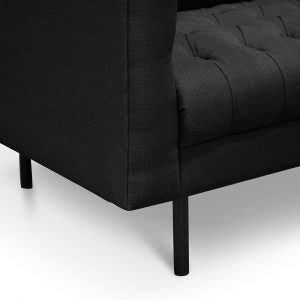 Black 3 Seater Sofa