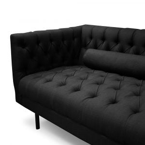 Black 3 Seater Sofa