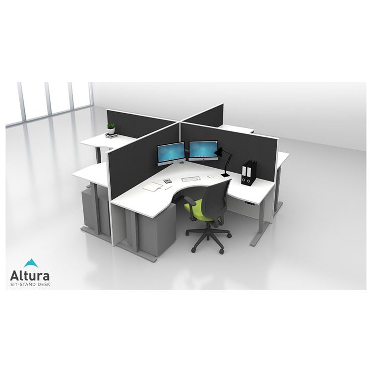 Altura Height Adjustable Corner Desk